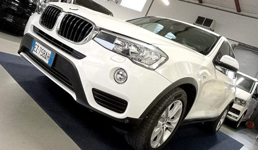 BMW X3 xdrive20d 190cv 4X4 UNIPROPR *MANUALE* CAMERA 18″